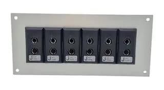 THERMOCPL CONN, W/PANEL, SOCKET, J, 6WAY IS-J-FF + FSP-6