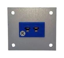 THERMOCPL CONN, W/PANEL, SOCKET, K, 1WAY JM-K-FF + FMP-1