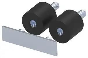 VIBRATION DAMPER, LIGHT CURTAIN/SET OF 4 SLC-VD4