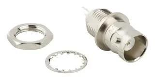 RF COAX CONN, BNC BLKHD JACK, 50 OHM 031-221