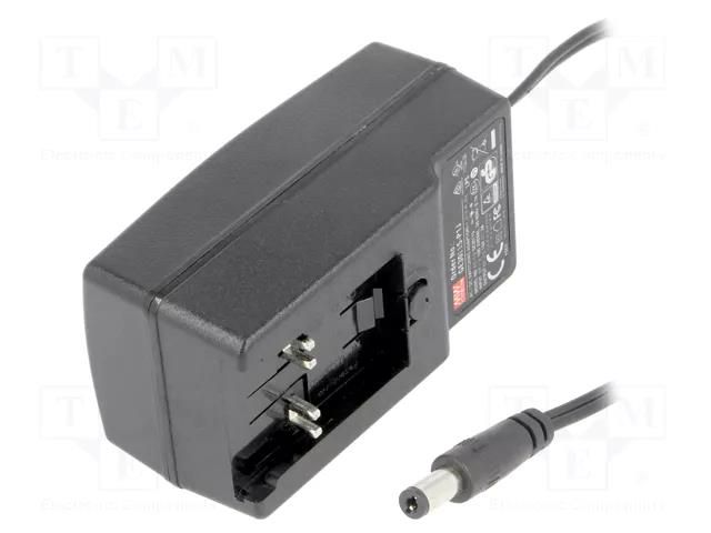 Power supply: switching; mains,plug-in; 15VDC; 2A; 30W; 86%; GE30 MEAN WELL GE30I15-P1J