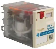 RELAY, DPDT, 250VAC, 15A RPM21F7