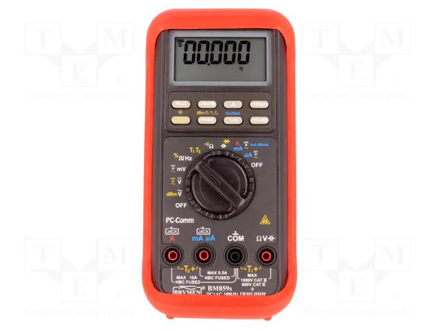 Digital multimeter; RS232; LCD; (50000); Bargraph: 42segm.60x/s BRYMEN BM859S