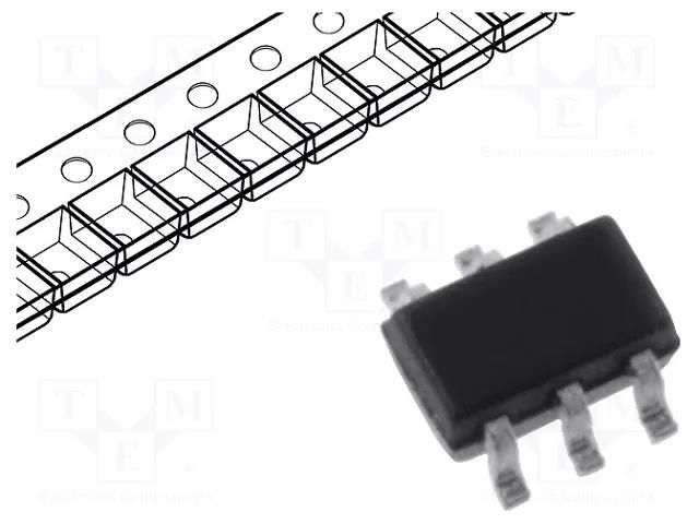 Transistor: NPN / PNP; bipolar; BRT,complementary pair; 50V; 0.1A ONSEMI MUN5312DW1T1G