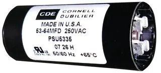 ALUMINUM ELECTROLYTIC CAPACITOR 189-227UF 330V, 20%, QC PSU18930