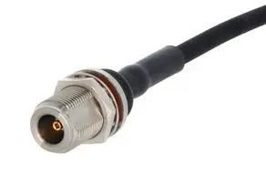RF COAX CONN, N, BULKHD JACK, 50 OHM 24"N-50-4-21/199"NE
