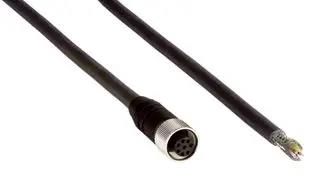 SENSOR/ACTR CBL, 8P/M12 RCPT-FREE END/5M YF2A68-050XXXXLEAX