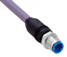ENET/FIELDBUS CBL, 2P, M12 PLUG-FREE END YM2B22-050PB1XLEAX