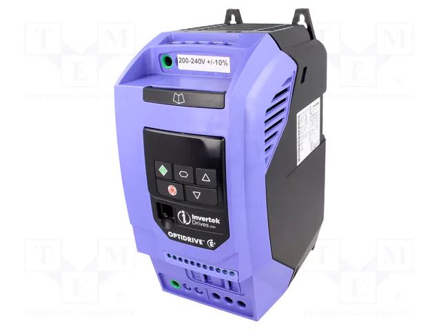 Automation module: vector inverter; Max motor power: 1.5kW; IN: 4 INVERTEK DRIVES ODE-3-220070-1F42
