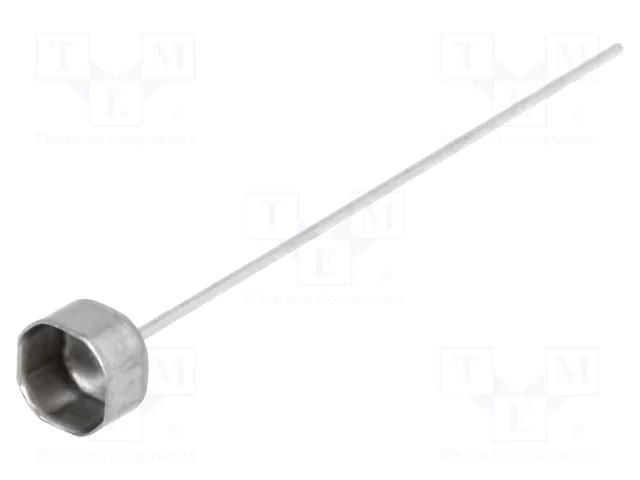 Fuse holder; 5x20mm; 8A; Plating: silver plated; Leads: axial SCHURTER 1331.0044