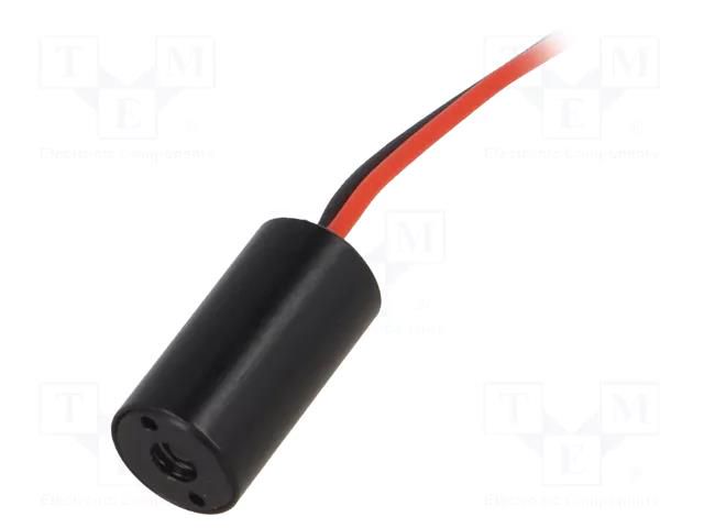 Module: laser; 1mW; red; dot; 650nm; 4.5÷6VDC; 0÷50mA; Mini Laser Components FP-MINI-650-1-F