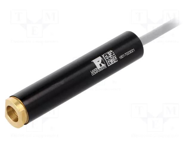 Module: laser; 1mW; red; dot; 635nm; 4.5÷30VDC; 30÷150mA; Dot Laser Laser Components FP-D-635-1-C-F-24V