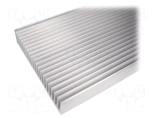 Heatsink: extruded; grilled; L: 1000mm; W: 262mm; H: 60mm; aluminium STONECOLD RAD-C26260/1000