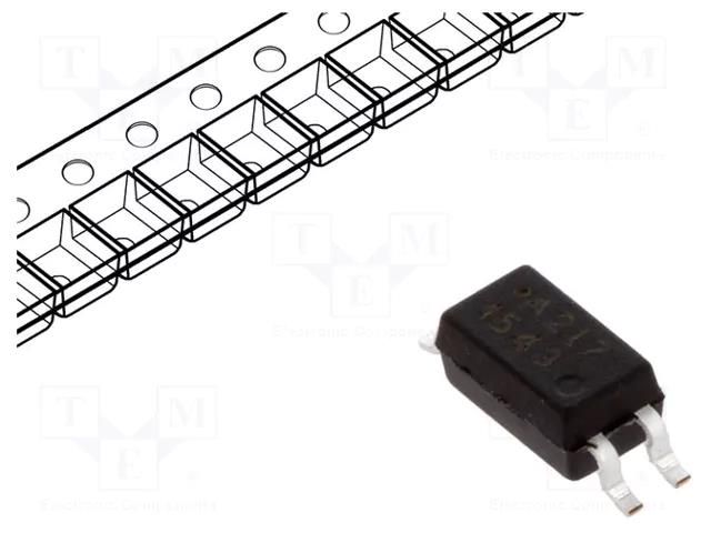 Optocoupler; SMD; Ch: 1; OUT: transistor; Uinsul: 3.75kV; Uce: 80V BROADCOM (AVAGO) ACPL-217-500E