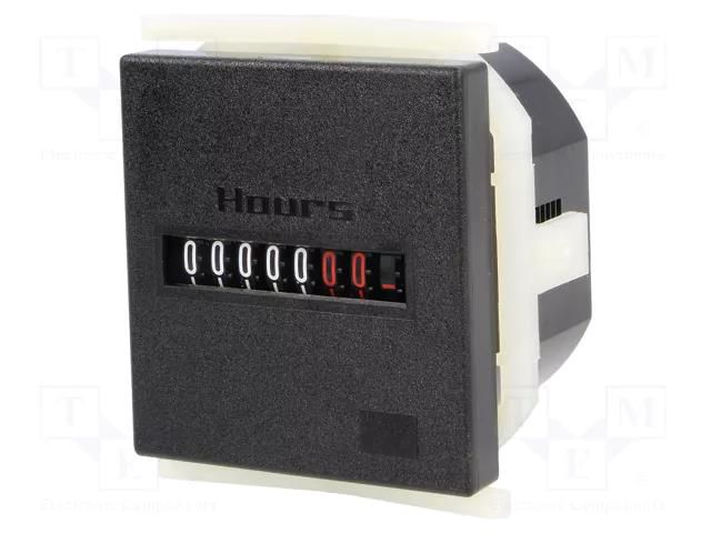 Counter: electromechanical; working time; mechanical indicator KÜBLER H57-230VAC