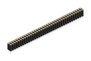 PCB RCPT, 72POS, 2ROW, 2.54MM, THT BL 6 025 72