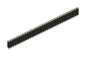 PCB RCPT, 33POS, 1ROW, 2.54MM, PRESS FIT BLP 1 33