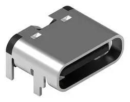 USB CONN, TYPE-C, RCPT, 6POS 632722100213