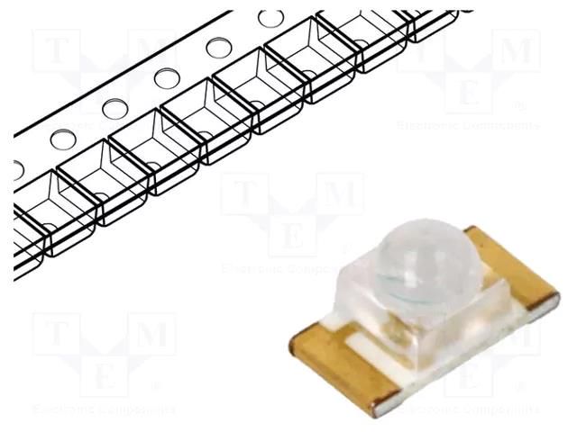 LED; green; SMD; 1206; 2000÷2500mcd; 2.8÷3.4VDC; 3.2x1.6x1.8mm; 35° OPTOSUPPLY OSG5120641E