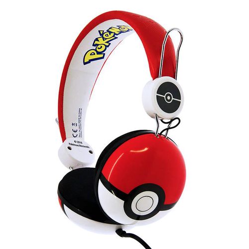 Wired headphones for Kids OTL Pokemon Pokeball Dome (red), OTL PK0445