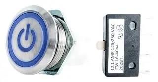 ANTI VANDAL SWITCH, SPDT-DB, 10A, 250VAC H48M-213B