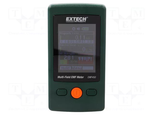 Meter: electric field strength; Display: LCD TFT 2,4"; 120g EXTECH EMF450