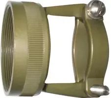 CIRCULAR STRAIN RELIEF, SIZE 24 ALUMINIUM M85049/52-1-24W
