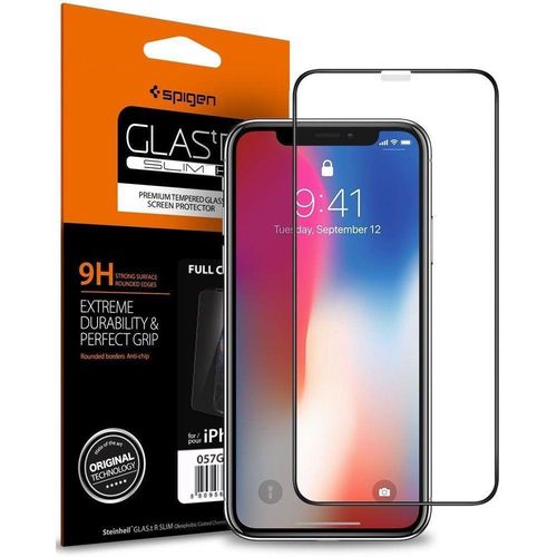 Spigen Glass FC Tempered Glass with Black Frame for iPhone X / XS / 11 Pro, Spigen 8809613767278 8809613767278