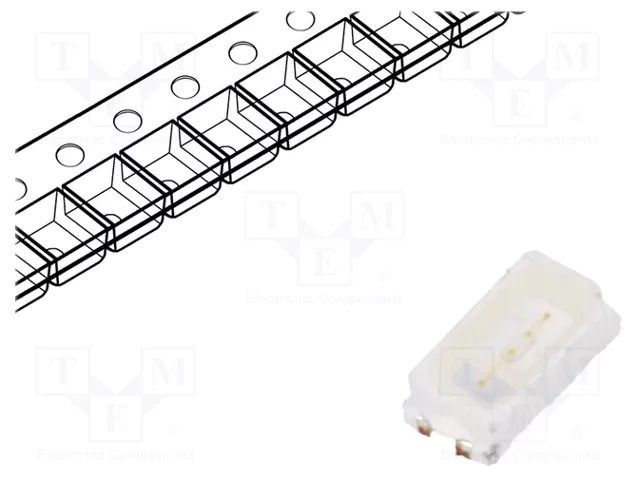 LED; blue; SMD; 3014; 300÷400mcd; 2.8÷3.6VDC; 3x1.4x0.8mm; 120° OPTOSUPPLY OSB43014C1A-30MA
