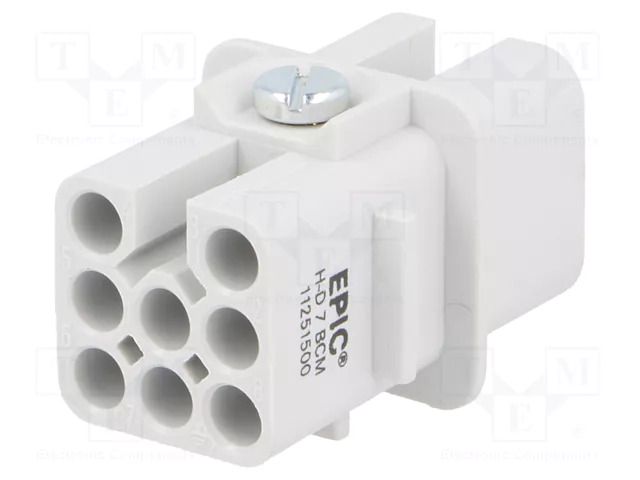 Connector: HDC; contact insert; female; EPIC H-D; PIN: 8; 10A; 60V LAPP 11251500