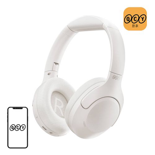 Wireless Headphones QCY H3 lite, ANC (white), QCY H3 Lite white