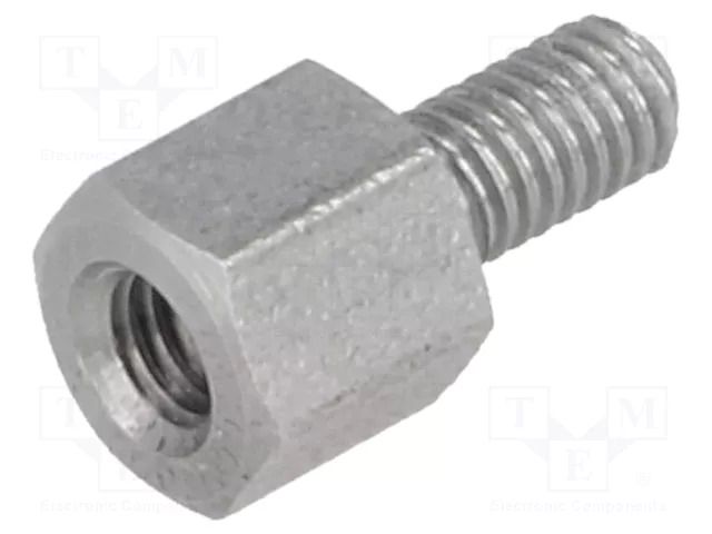 Screwed spacer sleeve; 5mm; Int.thread: M3; Ext.thread: M3 DREMEC TFM-M3X5/DR244