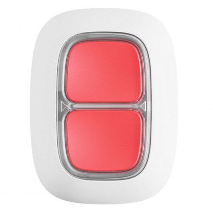CenterButton two-key switch cover, central, white, Ajax 45116.140.WH 4823114023187