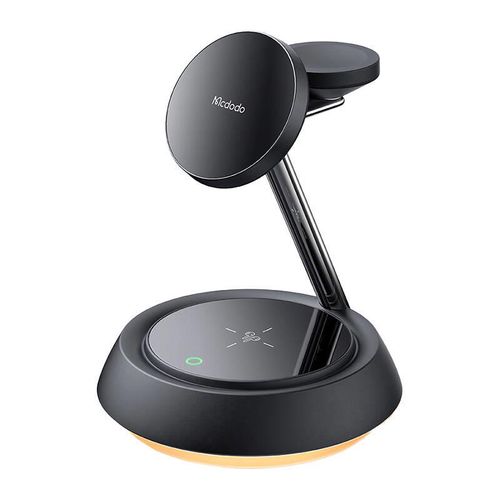 Mcdodo CH-4952 3-in-1 15W wireless charger (phone/TWS/Apple watch) black, Mcdodo CH-4952