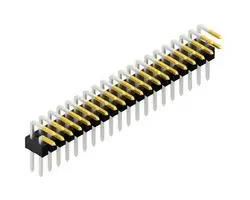 PIN HDR, R/A, 40POS, 2ROW, 2.54MM, THT SL 4 025 40 S