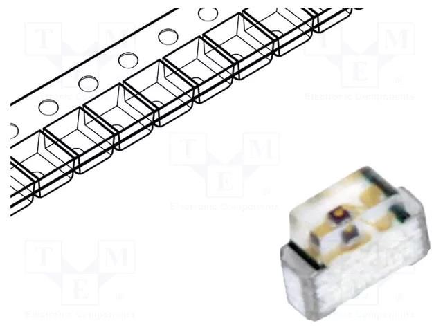 LED; SMD; 0604; green; 18÷71mcd; 1.6x1.15x0.6mm; 130°; 20mA; 75mW LITEON LTST-S270KGKT