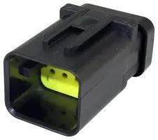 AUTOMOTIVE HOUSING, PLUG, 8POS, PBT GF 776495-3