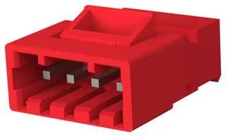 CONNECTOR, IDC PLUG, 4POS, 1ROW, 3.96MM 3-641437-4