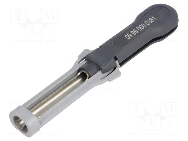 Tool: for  removal; terminals; 10mm2; Han® C HARTING 09990000381