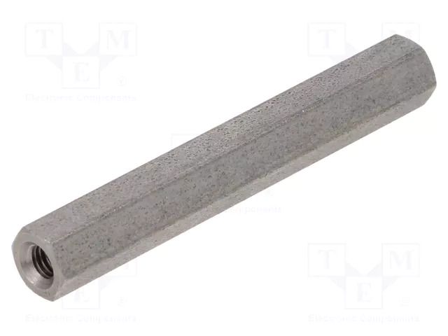 Screwed spacer sleeve; 40mm; Int.thread: M3; hexagonal DREMEC TFF-M3X40/DR144