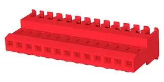 13P MTA100 CONN ASSY F-T RED 4-640620-3
