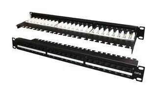 PATCH PANEL, UTP, RJ45, CAT6, 24PORT, 1U SF24MC