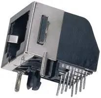 CAT3 RJ45 MODULAR JACK, 8POS, 1 PORT RJE031882420