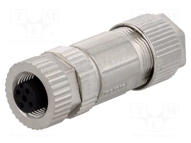 Connector: M12; plug; PIN: 5; female; 250V; straight; IP67,IP68; 4A AMPHENOL LTW MSAS-05BFFB-SL7001