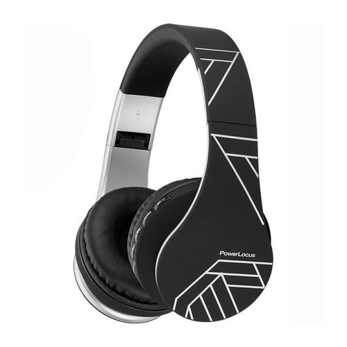 PowerLocus P1 wireless headphones (black and white), PowerLocus pwl-p1-blacksilver