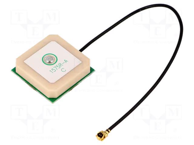 Antenna; GPS; 2dBi; RHCP; for building in; 50Ω; 20.8x20.8x7.8mm SR PASSIVES GPS-ANT049
