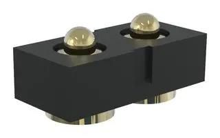 CONN, POGO PIN HDR, 2P, 1R, 2.54MM, SMT MP015204