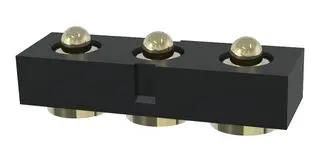 CONN, POGO PIN HDR, 3P, 1R, 2.54MM, SMT MP015205
