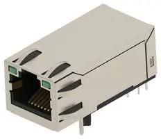 RJ45 CONN, R/A JACK, 1PORT, 8P8C, TH 2489120-1