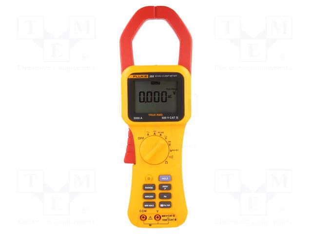 Meter: multifunction; digital,pincers type; Øcable: 58mm; LCD FLUKE FLK-355